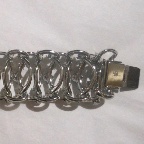 BANANA REPUBLIC Lady Chain Bracelet*Pearl/Glass - Picture 6 of 6